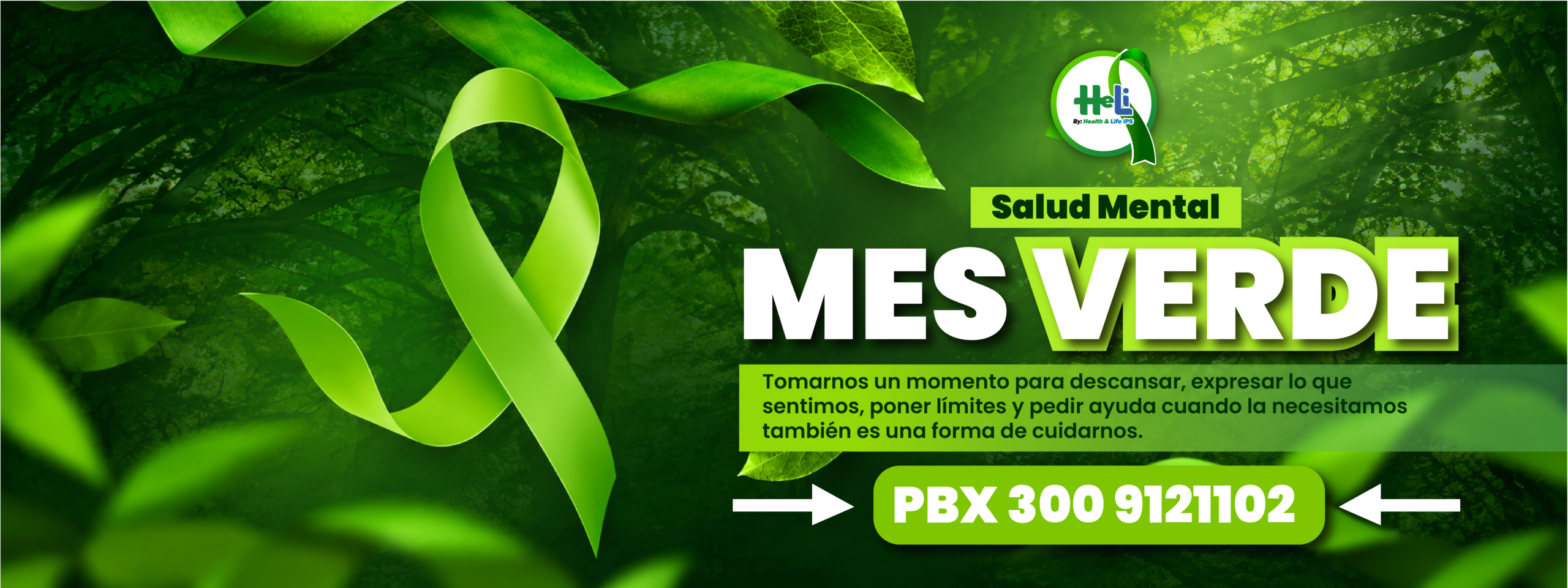 Mes verde Salud Mental - Heli Salud