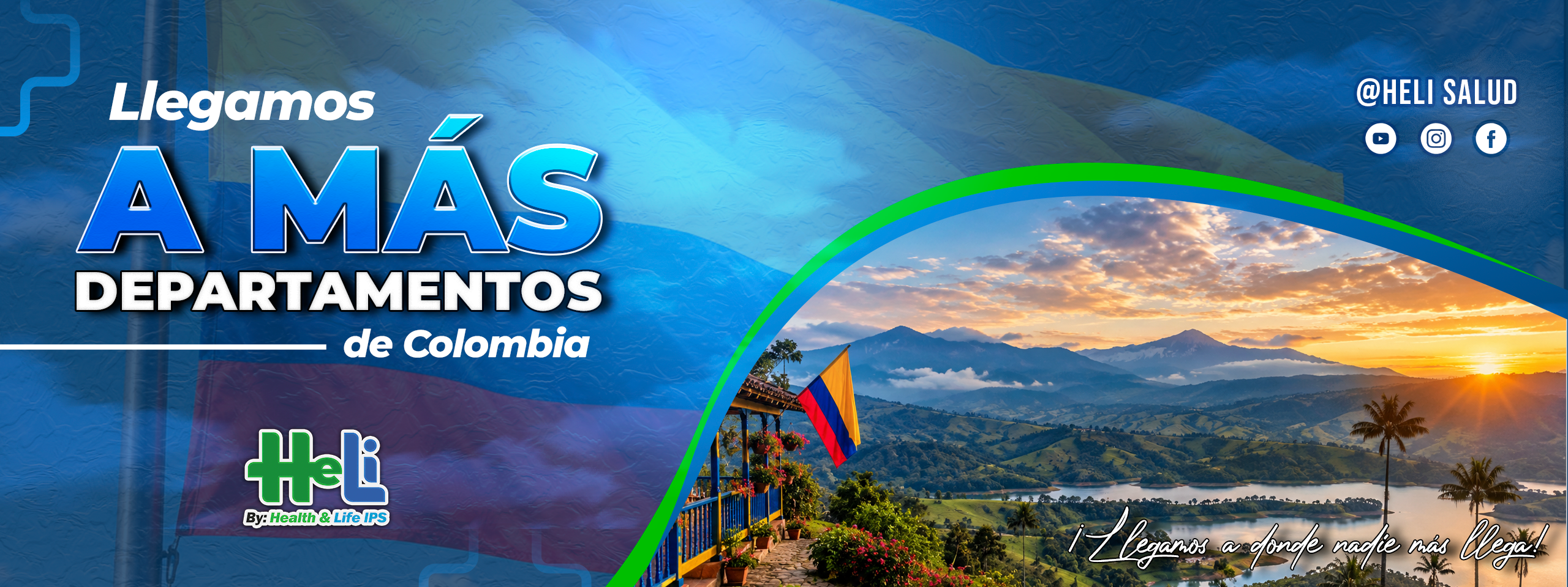Heli Salud llega a nuevos departamentos de Colombia